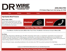 Tablet Screenshot of drwire.com